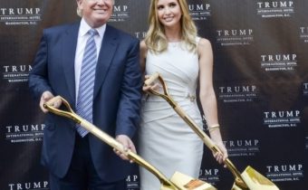 Photo of Donald Trump and his daughter Ivanka at property that will probably go into blind trust